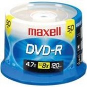 DVD-R Maxell (4.7GB,8X) (100 chiếc)