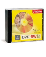 DVD-RW Mini Imation (hộp 5 chiếc)