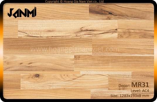 Sàn gỗ chịu nước Janmi MR31 (8mm)