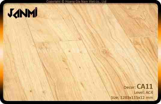 Sàn gỗ chịu nước Janmi CA11 (12mm)