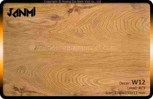 Sàn gỗ chịu nước Janmi W12 (12mm)