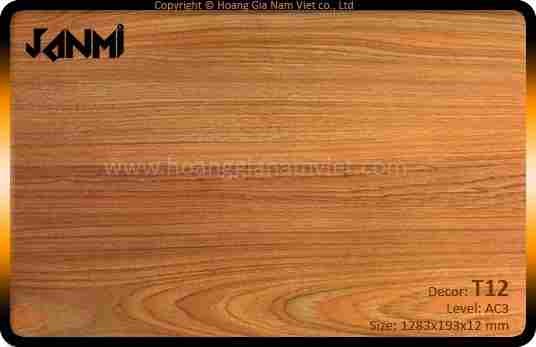 Sàn gỗ chịu nước Janmi T12 (12mm)