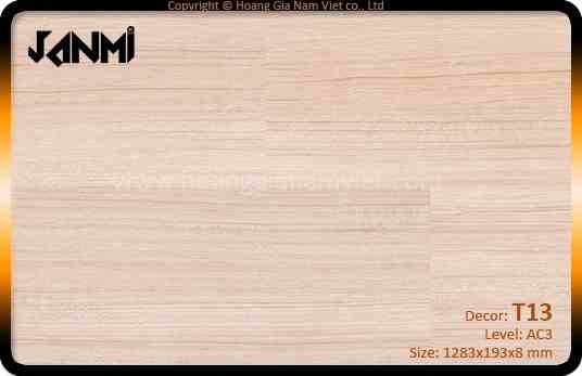  Sàn gỗ chịu nước Janmi T13 (8mm)