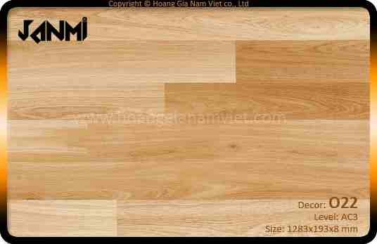 Sàn gỗ chịu nước Janmi O22 (8mm)