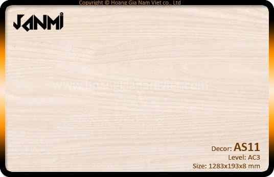 Sàn gỗ chịu nước Janmi AS11 (8mm)