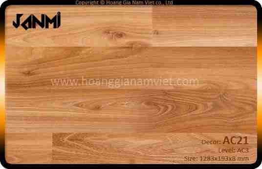 Sàn gỗ chịu nước Janmi AC21 (8mm)