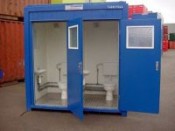 Container toilet 10 feet