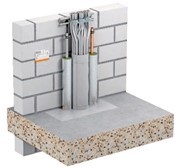 Bịt bó ống dẫn cáp xuyên sàn dùng ngăn cháy Conlit® Bandage cable insulation OBO