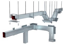 PYROLINE® Rapid Metal fire protection duct for direct and suspended mounting OBO