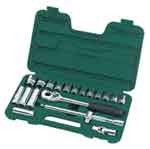 1/2" Bộ khẩu 20 chi tiết hệ mét 09-005   CÔNG TY CỔ PHẦN MẮT VÀNG