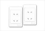 Mặt nạ ổ cắm 2 chấu