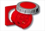  32A-4P-440V-3H-IP67 Ổ cắm âm cho Container kín nước