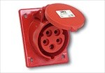  16A-3P-230V-IP44Ổ cắm gắn âm không kín nước