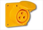  16A-3P-230V-6H-IP44 Ổ cắm gắn âm không kín nước