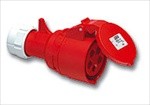  16A-3P-230V-6H-IP44 Ổ cắm nối loại không kín nước