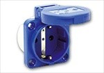  16A 3P 250V ổ cắm âm có nắp