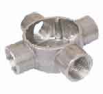 OD 25mm Hộp nối ống 4 ngả ren HC40 25 CÔNG TY CỔ PHẦN MẮT VÀNG