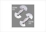 Bộ dưỡng đo bán kính hệ inch 28 lá 73795