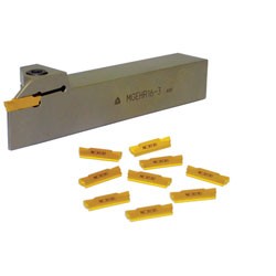 Dao tiện cắt đứt Korloy : MGMN200 , MGMN300 .