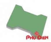Gạch chữ I xanh lát hè tự chèn - Phú Điền