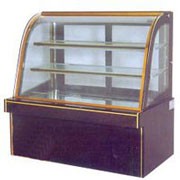 Tủ trưng bầy bánh kính cong KS-15