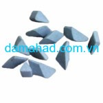 Đá mài rung xóc trụ tam giác cắt góc 45 độ