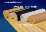 Bông thủy tinh tỷ trọng 24kg/m3 không bạc