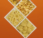 Máy chế biến mỳ nui - The inflating foodstuffs processing line 