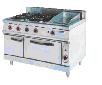 Bếp nướng 4, 1 rán có tủ dưới - ZH-RL-4