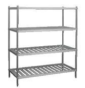 Giá Inox để đồ 4 tầng - 51A01-A02