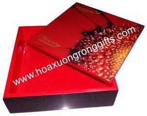 Sản xuất hộp sơn mài có in ảnh, ép nhũ logo, quà tặng sơn mài